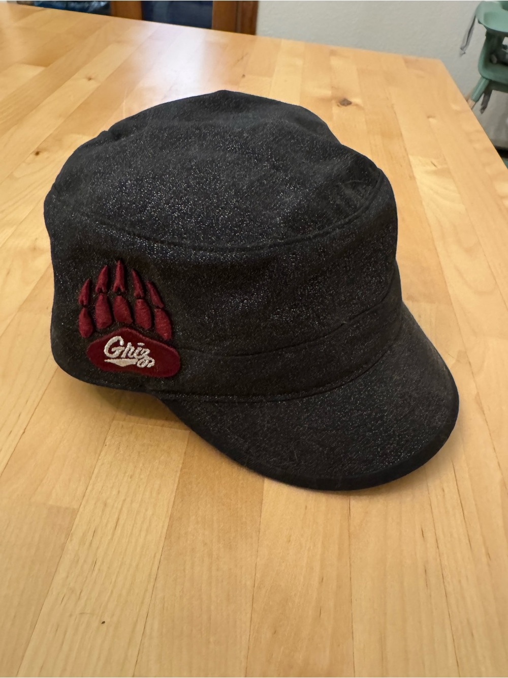 University of Montana Griz Black Glittery cap